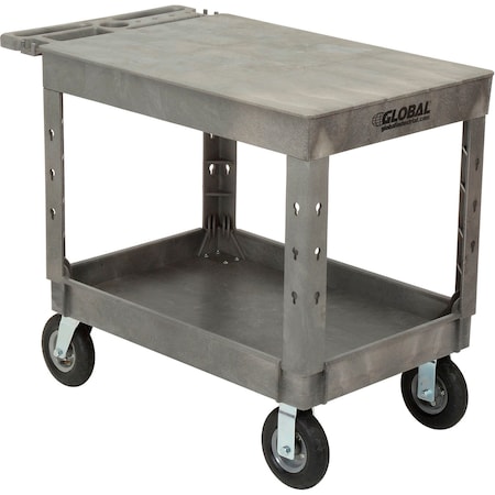 Global Industrial General Purpose Cart, Plastic, 44 in L, 25-1/2 in W, 35-1/2 in H 800329